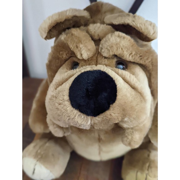 Vintage American Wego Plush Dog 1982 Bulldog - Picture 2 of 8